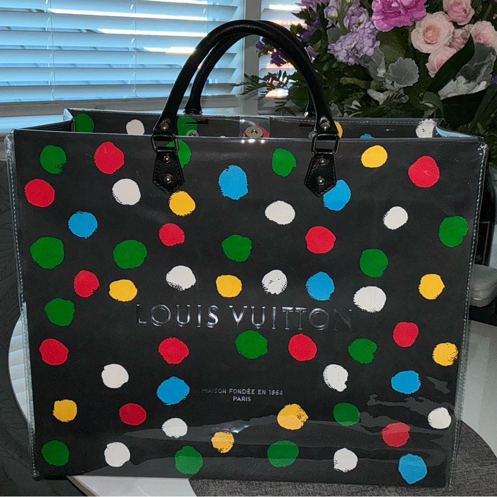 Louis Vuitton Paper Shopping Bag with PVC Protector